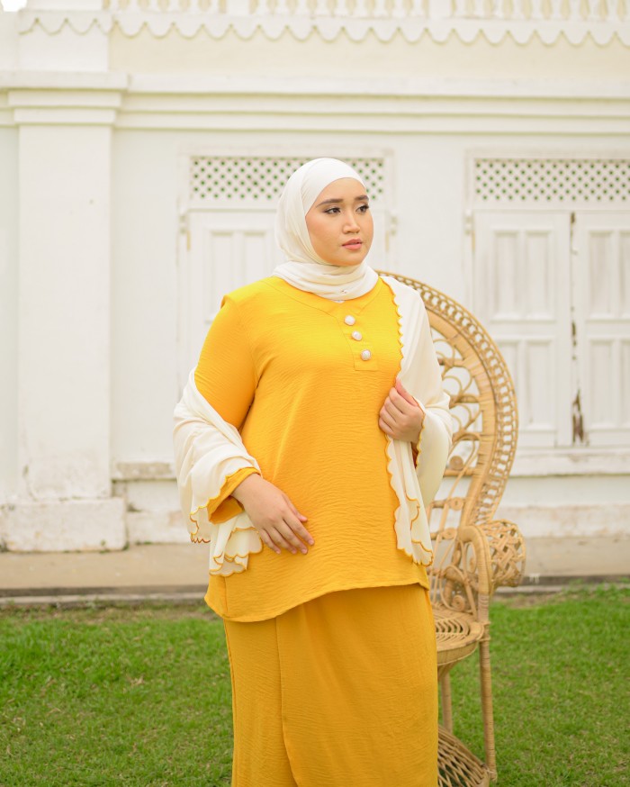 Nona Asiah Kurung Kedah (Mustard)
